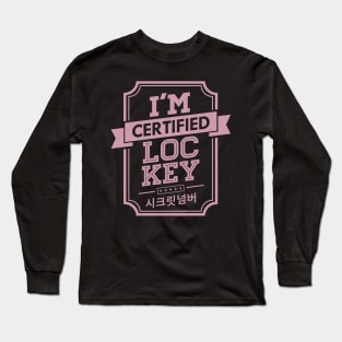 Certified SECRET NUMBER LOCKEY Long Sleeve T-Shirt